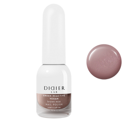 Green reactive, vegan nail polish "Didier Lab", brown mist, 10ml