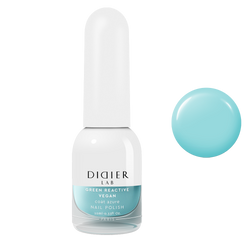 Green reactive, vegan nail polish "Didier Lab", coat azure, 10ml