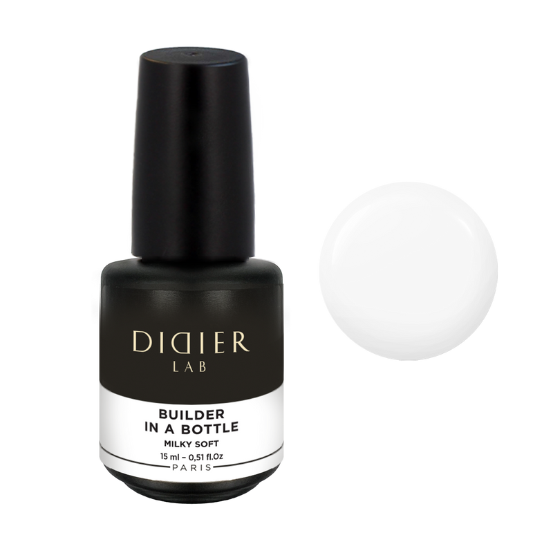 Builder Gel in a bottle "Didier Lab", Milky Soft, 15ml