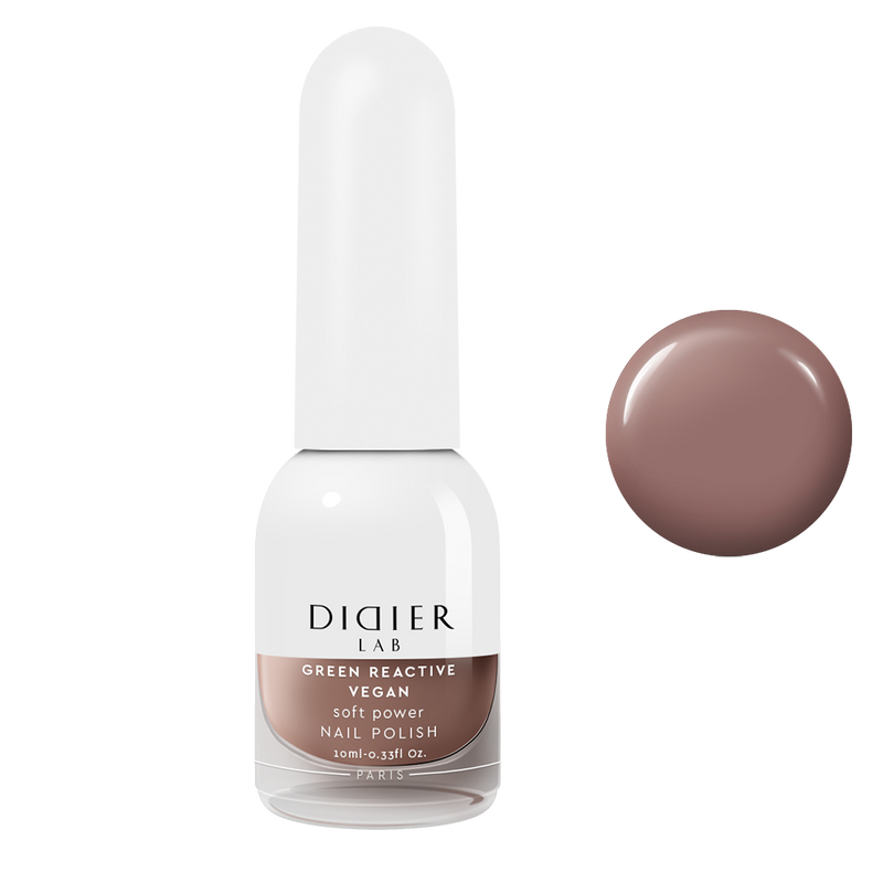 Green reactive, vegan nail polish "Didier Lab", soft power, 10ml