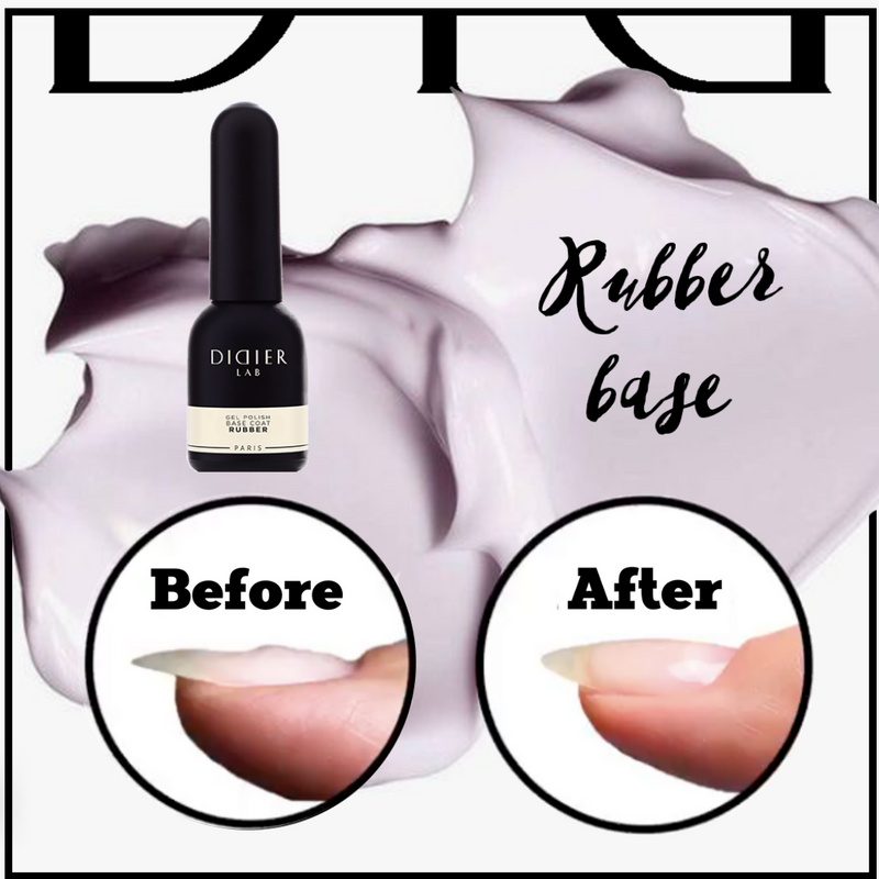 Gel polish, Rubber base coat "Didier Lab", 10ml - Didier Lab Sweden